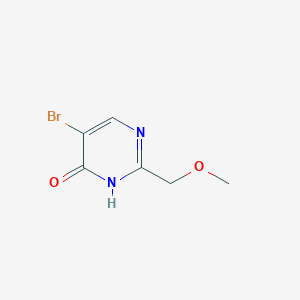 molecular formula C6H7BrN2O2 B2747374 5-Bromo-2-(methoxymethyl)-3,4-dihydropyrimidin-4-one CAS No. 1507028-61-6