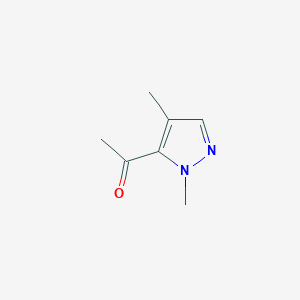 molecular formula C7H10N2O B2747389 1-(1,4-dimethyl-1H-pyrazol-5-yl)ethan-1-one CAS No. 1493607-33-2