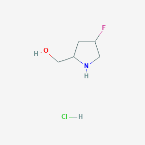 (4-Fluoropyrrolidin-2-yl)methanol hydrochloride