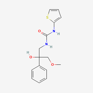 molecular formula C15H18N2O3S B2747491 1-(2-羟基-3-甲氧基-2-苯基丙基)-3-(噻吩-2-基)脲 CAS No. 2034495-70-8