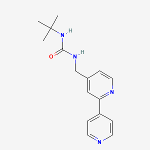 1-([2,4'-Bipyridin]-4-ylmethyl)-3-(tert-butyl)urea
