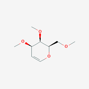 molecular formula C9H16O4 B2747547 (2R,3R,4R)-3,4-Dimethoxy-2-(methoxymethyl)-3,4-dihydro-2H-pyran CAS No. 89887-98-9
