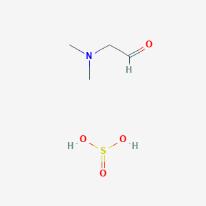 molecular formula C4H11NO4S B2747549 2-(Dimethylamino)acetaldehyde sulfite CAS No. 1413945-87-5