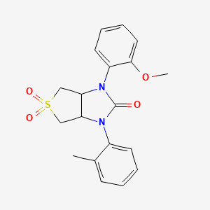 1-(2-methoxyphenyl)-3-(2-methylphenyl)tetrahydro-1H-thieno[3,4-d]imidazol-2(3H)-one 5,5-dioxide