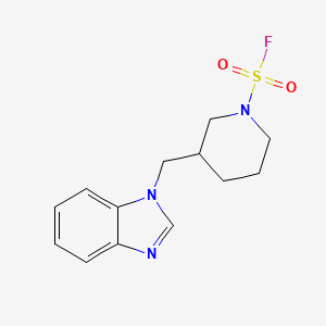 3-(Benzimidazol-1-ylmethyl)piperidine-1-sulfonyl fluoride