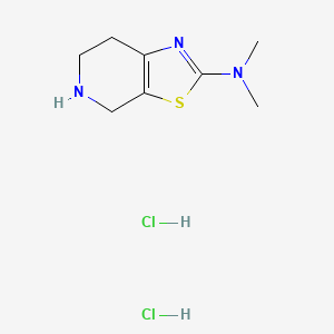 N,N-dimethyl-4H,5H,6H,7H-[1,3]thiazolo[5,4-c]pyridin-2-amine dihydrochloride