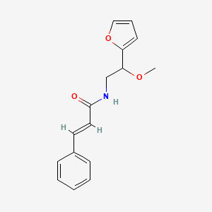 N-(2-(furan-2-yl)-2-methoxyethyl)cinnamamide