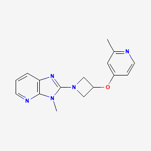 3-Methyl-2-[3-(2-methylpyridin-4-yl)oxyazetidin-1-yl]imidazo[4,5-b]pyridine