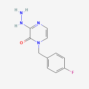 1-(4-Fluoro-benzyl)-3-hydrazino-1H-pyrazin-2-one