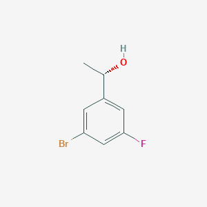 molecular formula C8H8BrFO B2747687 (1S)-1-(3-Bromo-5-fluorophenyl)ethanol CAS No. 1568080-87-4