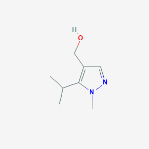 molecular formula C8H14N2O B2747713 (1-Methyl-5-propan-2-ylpyrazol-4-yl)methanol CAS No. 1515454-26-8