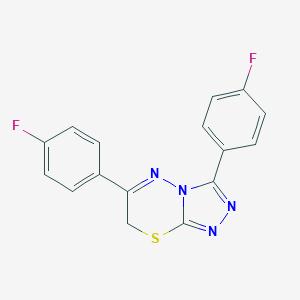 3,6-bis(4-fluorophenyl)-7H-[1,2,4]triazolo[3,4-b][1,3,4]thiadiazine