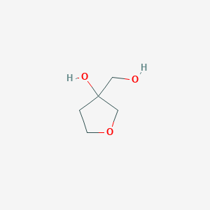 molecular formula C5H10O3 B2747746 3-(Hydroxymethyl)oxolan-3-ol CAS No. 1232677-89-2