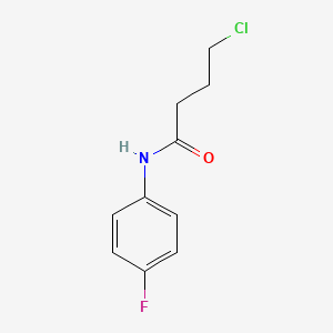 molecular formula C10H11ClFNO B2747751 4-氯-N-(4-氟苯基)丁酰胺 CAS No. 5298-53-3