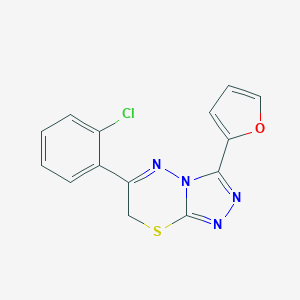 6-(2-chlorophenyl)-3-(furan-2-yl)-7H-[1,2,4]triazolo[3,4-b][1,3,4]thiadiazine