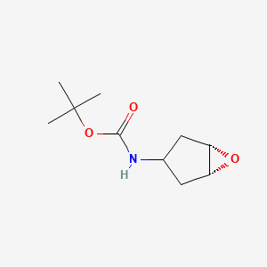 molecular formula C10H17NO3 B2747786 tert-butyl (1R,3S,5S)-6-oxabicyclo[3.1.0]hexan-3-ylcarbamate CAS No. 216578-35-7