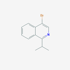 molecular formula C12H12BrN B2747793 1-异丙基-4-溴异喹啉 CAS No. 1821161-32-3