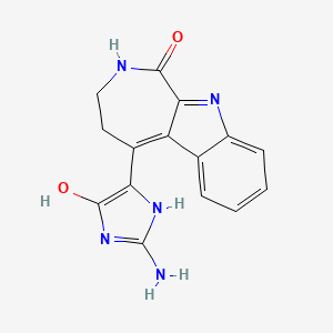 molecular formula C15H13N5O2 B2747803 Hymenialdisine Analogue 1 CAS No. 693222-51-4; 724708-21-8