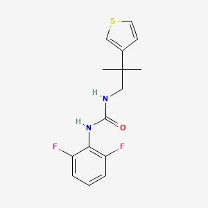 1-(2,6-Difluorophenyl)-3-(2-methyl-2-(thiophen-3-yl)propyl)urea