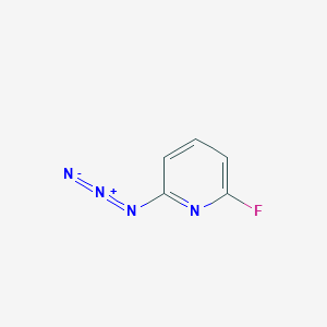molecular formula C5H3FN4 B2747895 2-叠氮-6-氟吡啶 CAS No. 118078-62-9
