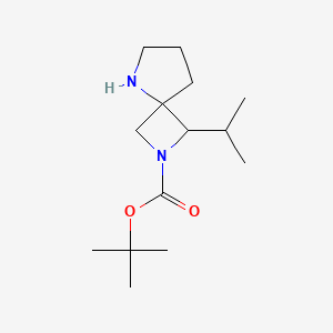 molecular formula C14H26N2O2 B2747907 tert-Butyl 1-isopropyl-2,5-diazaspiro[3.4]octane-2-carboxylate CAS No. 2169493-61-0