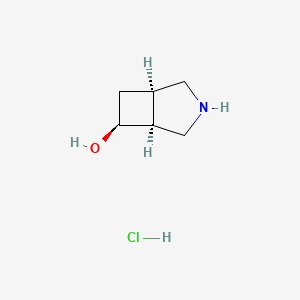 molecular formula C6H12ClNO B2747913 rac-(1R,5S,6S)-3-Azabicyclo[3.2.0]heptan-6-ol hydrochloride CAS No. 2089246-00-2