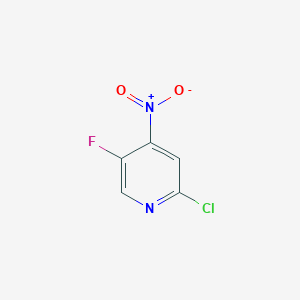 molecular formula C5H2ClFN2O2 B2747928 2-Chloro-5-fluoro-4-nitropyridine CAS No. 1784429-31-7