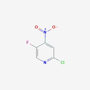 molecular formula C5H2ClFN2O2 B2747928 2-氯-5-氟-4-硝基吡啶 CAS No. 1784429-31-7