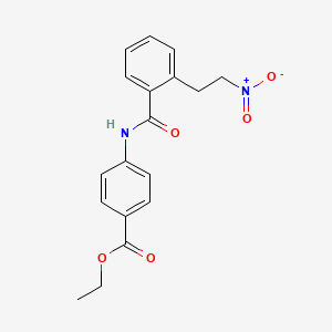 Ethyl 4-((2-(2-nitroethyl)benzoyl)amino)benzenecarboxylate
