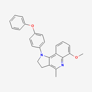 6-Methoxy-4-methyl-1-(4-phenoxyphenyl)-2,3-dihydropyrrolo[3,2-c]quinoline