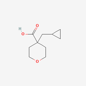 4-(Cyclopropylmethyl)oxane-4-carboxylicacid