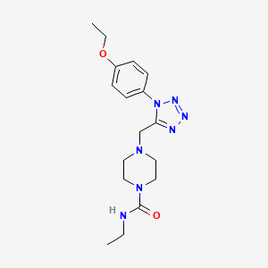 4-((1-(4-ethoxyphenyl)-1H-tetrazol-5-yl)methyl)-N-ethylpiperazine-1-carboxamide