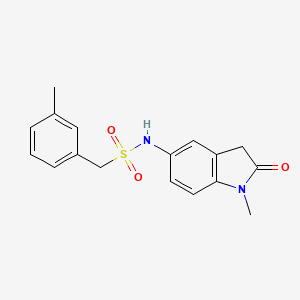 N-(1-methyl-2-oxoindolin-5-yl)-1-(m-tolyl)methanesulfonamide
