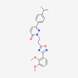 N-(3-bromophenyl)-2-{[4-methyl-5-(1-methyl-3-phenyl-1H-pyrazol-4-yl)-4H-1,2,4-triazol-3-yl]thio}acetamide