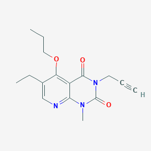 6-ethyl-1-methyl-3-(prop-2-yn-1-yl)-5-propoxypyrido[2,3-d]pyrimidine-2,4(1H,3H)-dione