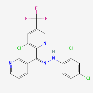 [3-chloro-5-(trifluoromethyl)-2-pyridinyl](3-pyridinyl)methanone N-(2,4-dichlorophenyl)hydrazone