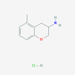 5-methyl-3,4-dihydro-2H-1-benzopyran-3-amine hydrochloride