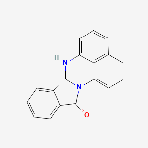 molecular formula C18H12N2O B2748033 7,7A-dihydro-12H-isoindolo[2,1-a]perimidin-12-one CAS No. 138937-84-5