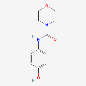 molecular formula C11H14N2O3 B2748043 N-(4-羟基苯基)吗啉-4-甲酰胺 CAS No. 57726-21-3