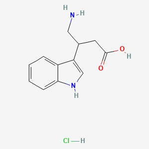 4-Amino-3-(1H-indol-3-yl)butanoic acid;hydrochloride