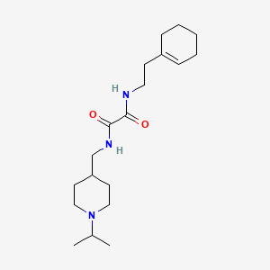 N1-(2-(cyclohex-1-en-1-yl)ethyl)-N2-((1-isopropylpiperidin-4-yl)methyl)oxalamide