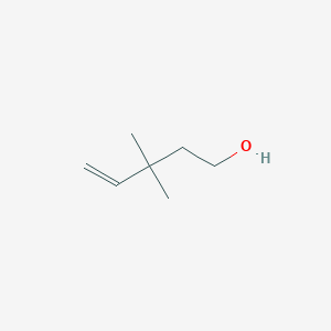 molecular formula C7H14O B2748147 3,3-Dimethylpent-4-en-1-ol CAS No. 53589-56-3