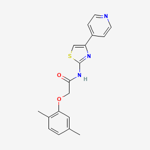 2-(2,5-dimethylphenoxy)-N-(4-(pyridin-4-yl)thiazol-2-yl)acetamide