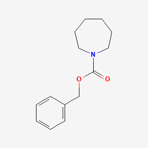 molecular formula C14H19NO2 B2748258 Benzyl azepane-1-carboxylate CAS No. 74472-27-8