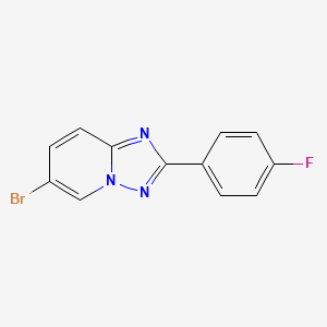 6-Bromo-2-(4-fluorophenyl)-[1,2,4]triazolo[1,5-A]pyridine