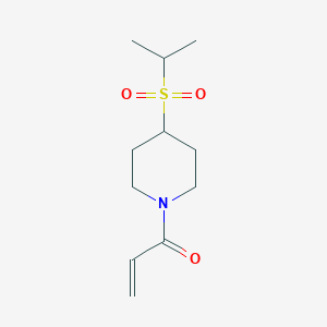 1-[4-(Propane-2-sulfonyl)piperidin-1-yl]prop-2-en-1-one