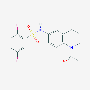 N-(1-acetyl-1,2,3,4-tetrahydroquinolin-6-yl)-2,5-difluorobenzenesulfonamide