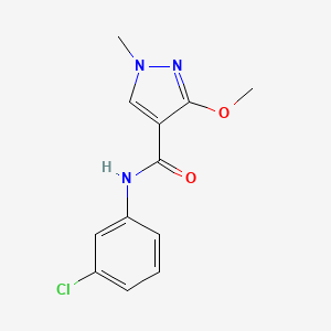N-(3-chlorophenyl)-3-methoxy-1-methyl-1H-pyrazole-4-carboxamide