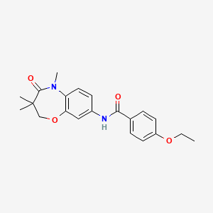 4-ethoxy-N-(3,3,5-trimethyl-4-oxo-2,3,4,5-tetrahydrobenzo[b][1,4]oxazepin-8-yl)benzamide