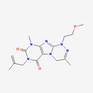 1-(2-Methoxyethyl)-3,9-dimethyl-7-(2-methylprop-2-enyl)-4H-purino[8,7-c][1,2,4]triazine-6,8-dione